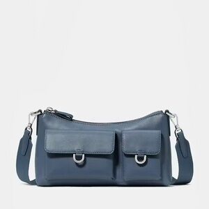 ♠️Kate Spade New York Cargo Leather Crossbody Bag, Twilight Blue NEW NWT